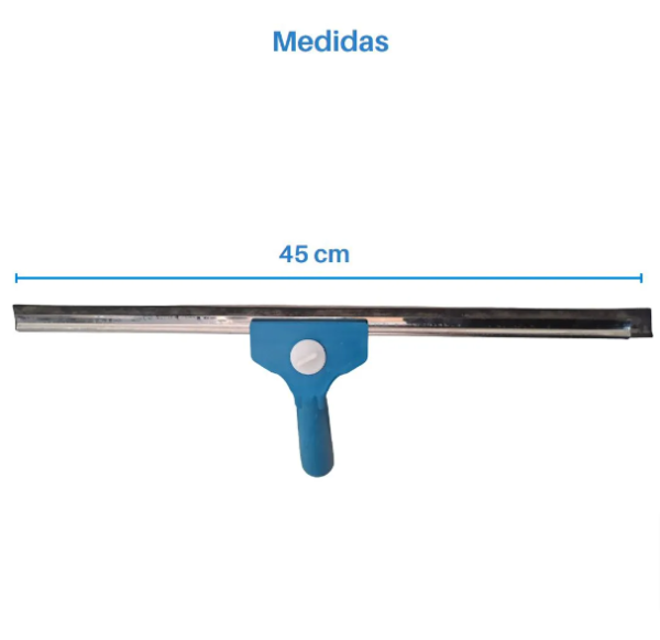 rodo limpa vidro 45cm profissional s/ cabo - Imagem 3